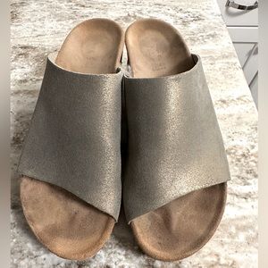 Namica Birkenstock Papillio Washed Metallic 41 US L 10